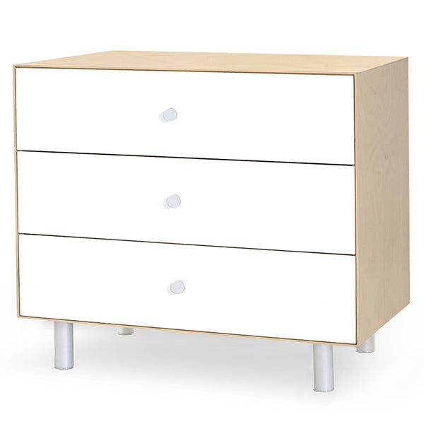 Oeuf chest of drawers changing table Merlin 3 Classic birch white