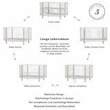 Oliver Furniture Wood Baby and children's bed White 70x140 cm