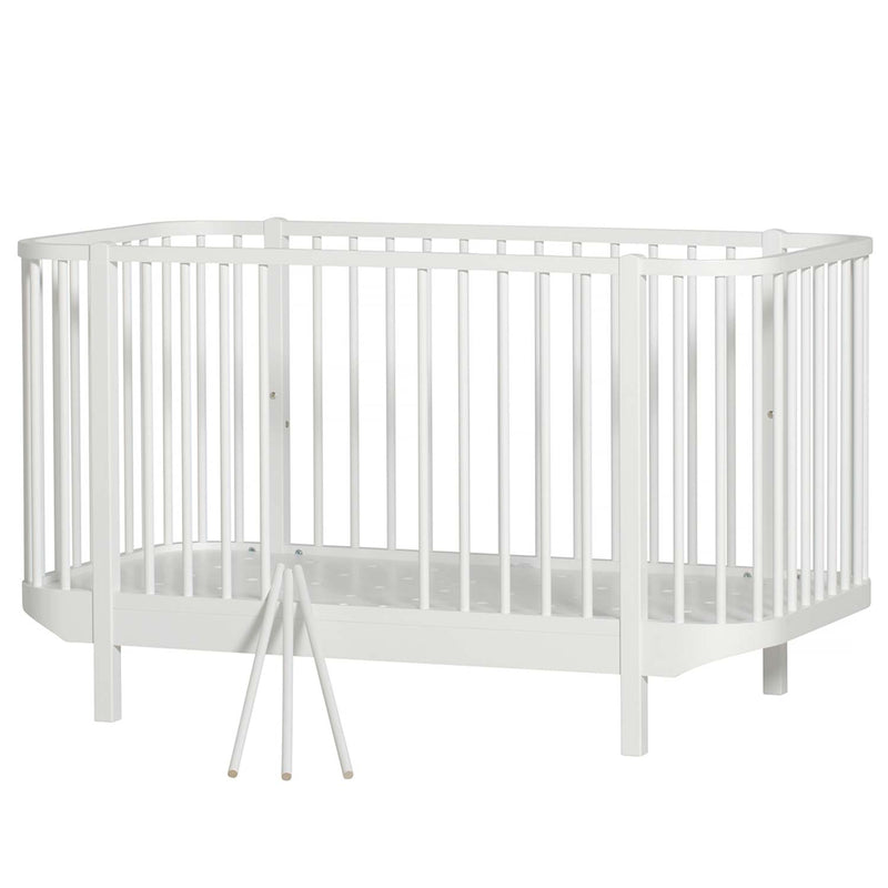 Oliver Furniture Wood Baby- und Kinderbett Weiß 70x140 cm