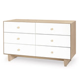 Oeuf chest of drawers changing table Merlin 6 Rhea birch white