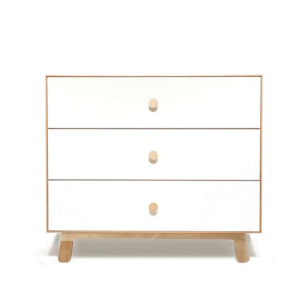 Oeuf chest of drawers changing table Merlin 3 Sparrow birch white