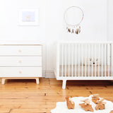 Oeuf chest of drawers changing table Merlin 3 Sparrow birch white