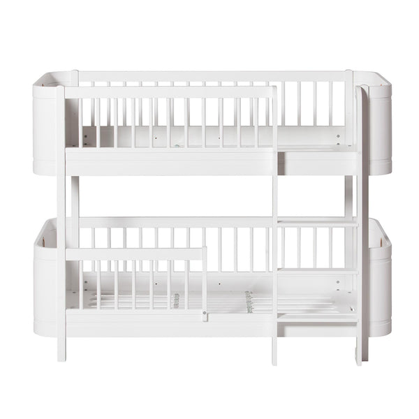 Oliver Furniture Wood Mini+ mid-high bunk bed White 68x162 cm