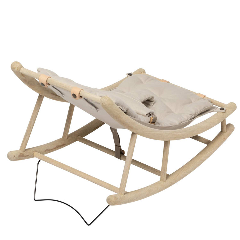 Oliver Furniture Wood Baby- und Kleinkindwippe Eiche/Grau