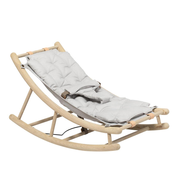 Oliver Furniture Wood Baby- und Kleinkindwippe Eiche/Grau