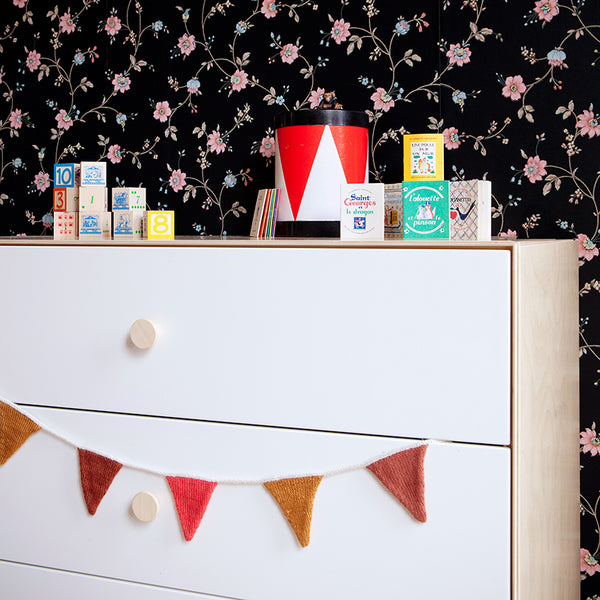 Oeuf dresser changing table Merlin 6 Classic birch white