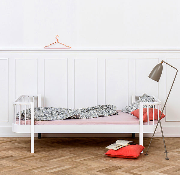 Oliver Furniture Wood Original Bett Weiß 90x200 cm