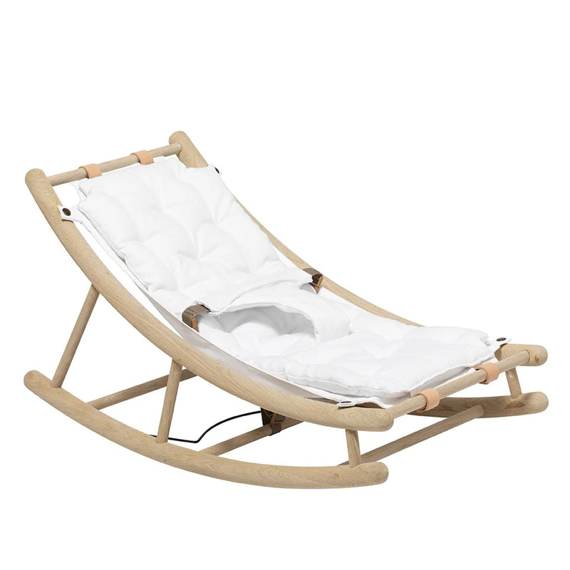 Oliver Furniture Wood baby and toddler rocker oak/white