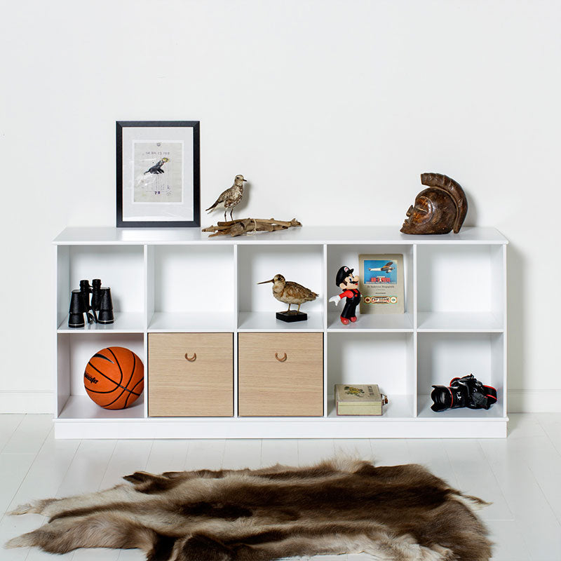 Oliver Furniture Kisten für Wood Regale Weiß/Eiche