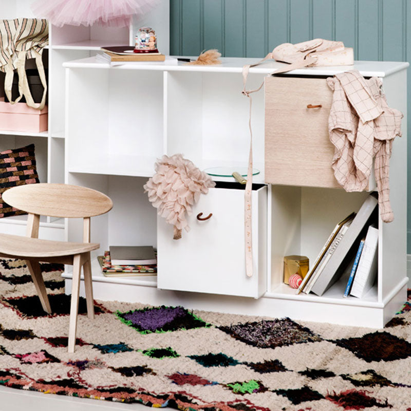 Oliver Furniture Kisten für Wood Regale Weiß/Eiche
