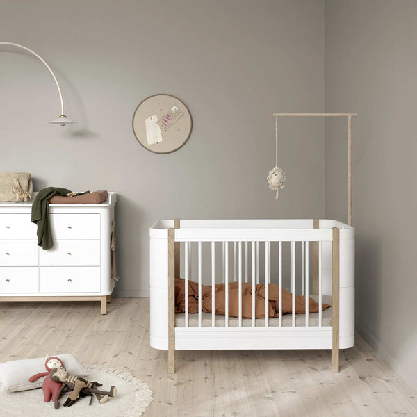 Oliver Furniture canopy bar for Wood Mini+ Basic baby bed oak