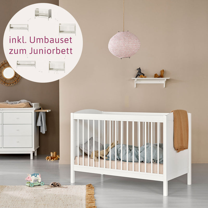 Oliver Furniture Seaside Lille+ Babybett inkl. Umbauset Juniorbett