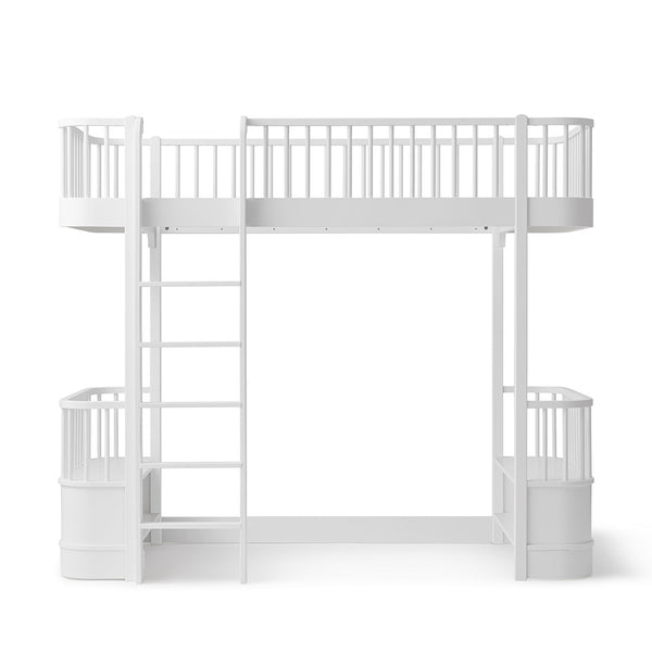 Oliver Furniture Wood Original Loft Bed White 90x200 cm