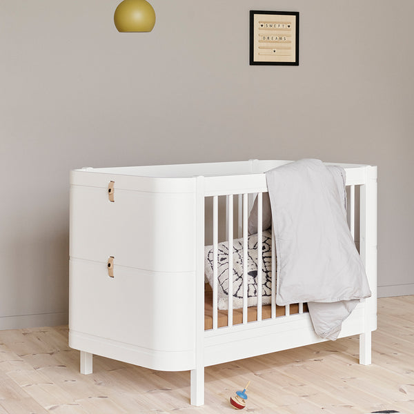 Oliver Furniture Wood Mini+ Cot White 68x122 cm