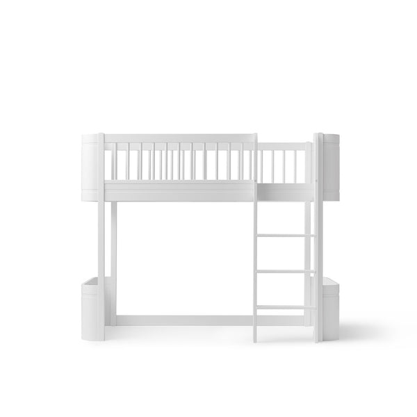 Oliver Furniture Wood Mini+ mezzanine bed Mini White 68x162 cm