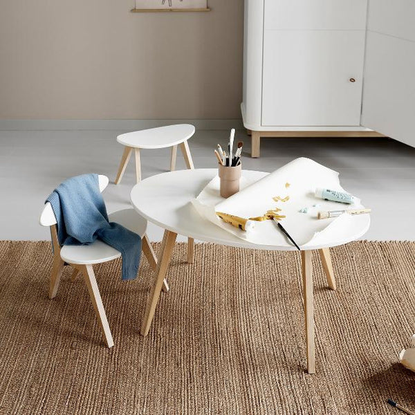 Oliver Furniture Wood Ping Pong Table White/Oak