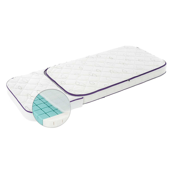 Dreamland mattress spring air for Oliver Furniture Wood Mini+ baby bed/children's bed 2-piece.