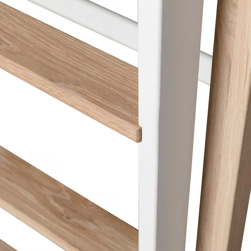 Oliver Furniture Wood Mini+ mid-high bunk bed White/Oak 68x162 cm