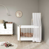 Oliver Furniture Betthimmel für Wood Mini+ Basic Babybett Weiß
