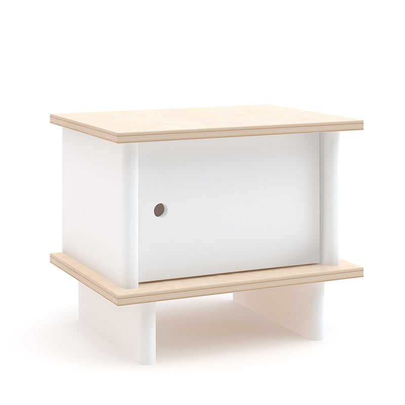 Oeuf Mini Library bedside table in white birch