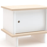 Oeuf Mini Library bedside table in white birch