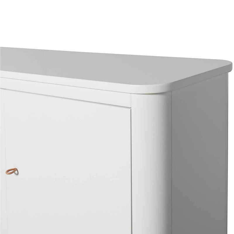 Oliver Furniture Wood chest of 6 drawers White