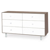 Oeuf dresser changing table Merlin 6 Classic walnut white