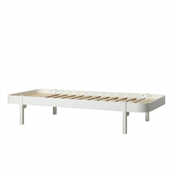 Oliver Furniture Wood Lounger Bett Weiß 90x200 cm