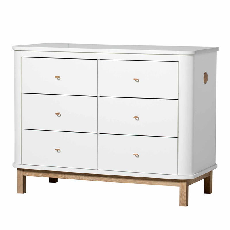 Oliver Furniture Wood Kommode 6 Schubladen Eiche