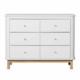 Oliver Furniture Wood Kommode 6 Schubladen Eiche