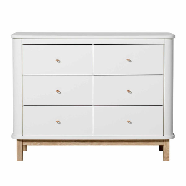 Oliver Furniture Wood Kommode 6 Schubladen Eiche