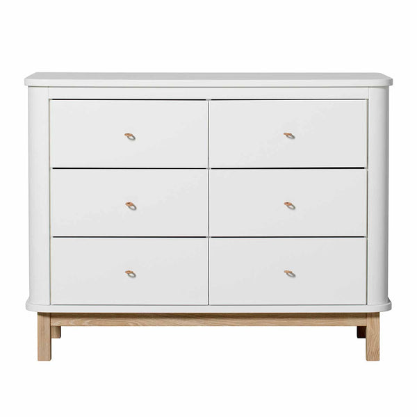 Oliver Furniture Wood chest of drawers 6 drawers oak