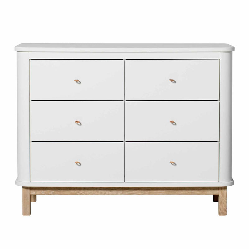 Oliver Furniture Wood chest of drawers 6 drawers oak