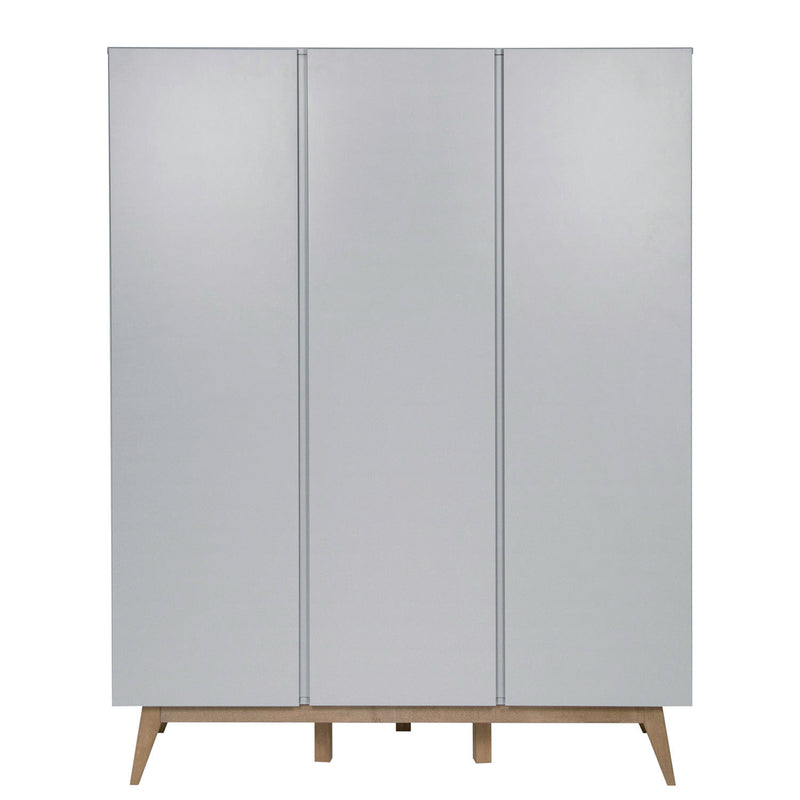 Quax Trendy Schrank 3 Türen 152 x 198 cm, Griffin Grey