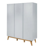 Quax Trendy Schrank 3 Türen 152 x 198 cm, Griffin Grey