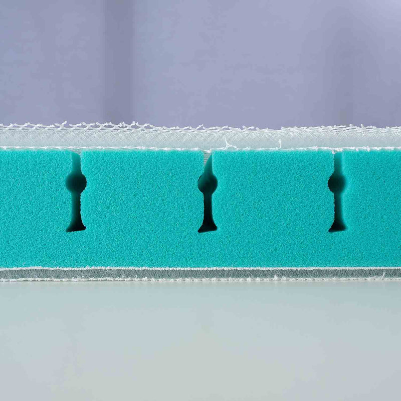 Dreamland mattress spring air - Oliver Furniture Wood Mini+ baby bed/children's bed 2-piece.
