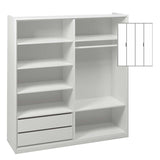 Muba Bespoke 4-türiger Schrank 144x247 cm