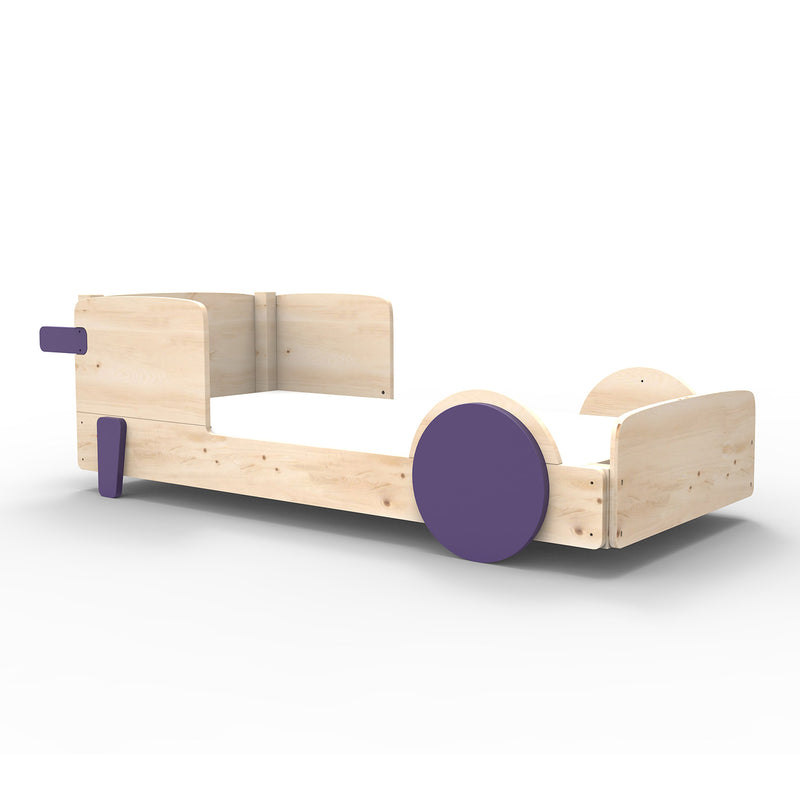 Mathy by bols single bed Discovery natural/color, pine wood + MDF