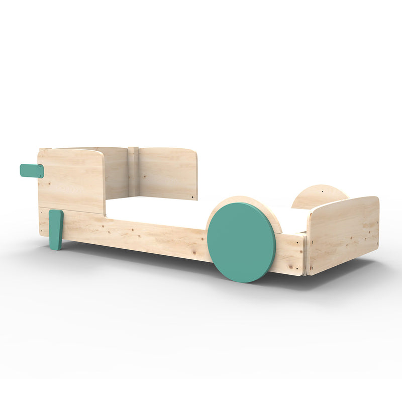 Mathy by bols single bed Discovery natural/color, pine wood + MDF