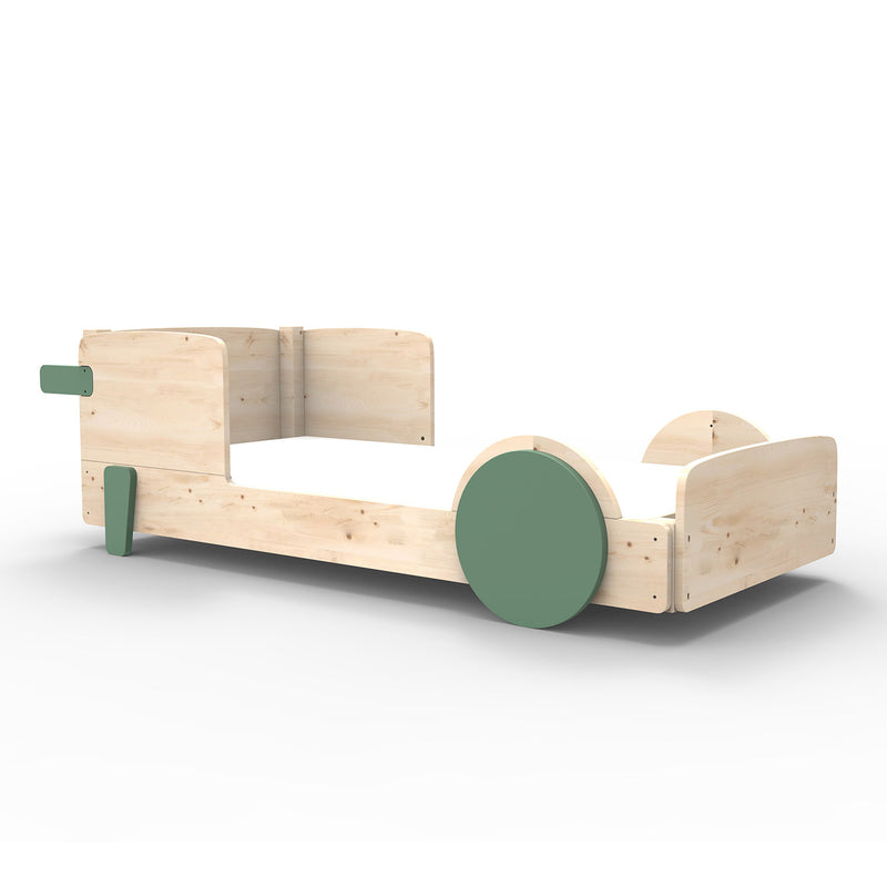 Mathy by bols single bed Discovery natural/color, pine wood + MDF