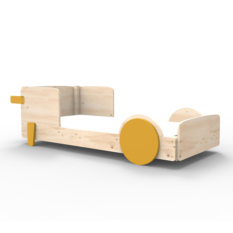 Mathy by bols single bed Discovery natural/color, pine wood + MDF