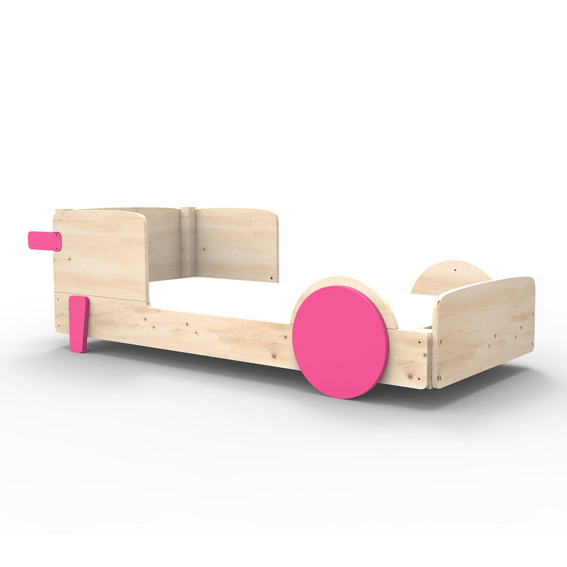 Mathy by bols single bed Discovery natural/color, pine wood + MDF