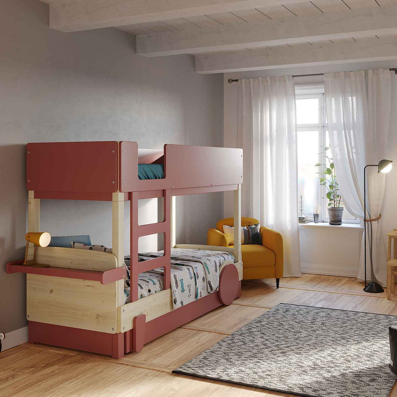 Mathy by bols bunk bed Discovery nature/colour, pine wood + MDF