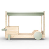 Mathy by bols four-poster bed Discovery natural/colour, pine wood + MDF