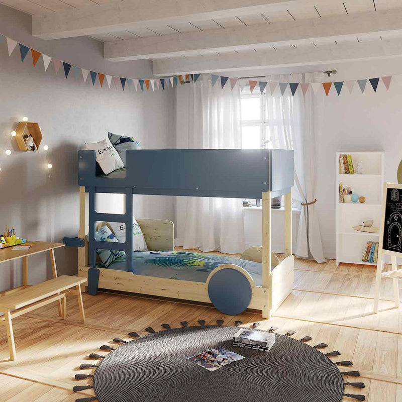 Mathy by bols bunk bed Discovery nature/colour, pine wood + MDF