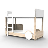Mathy by bols bunk bed Discovery nature/colour, pine wood + MDF