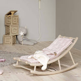 Oliver Furniture Wood baby and toddler rocker oak/pink - display item