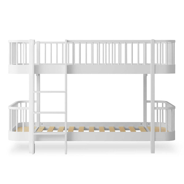 Oliver Furniture Wood Original Bunk Bed White/Oak 90x200 cm